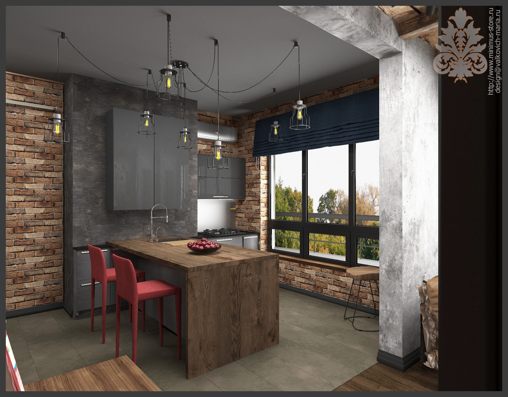 Кухня в стиле Loft