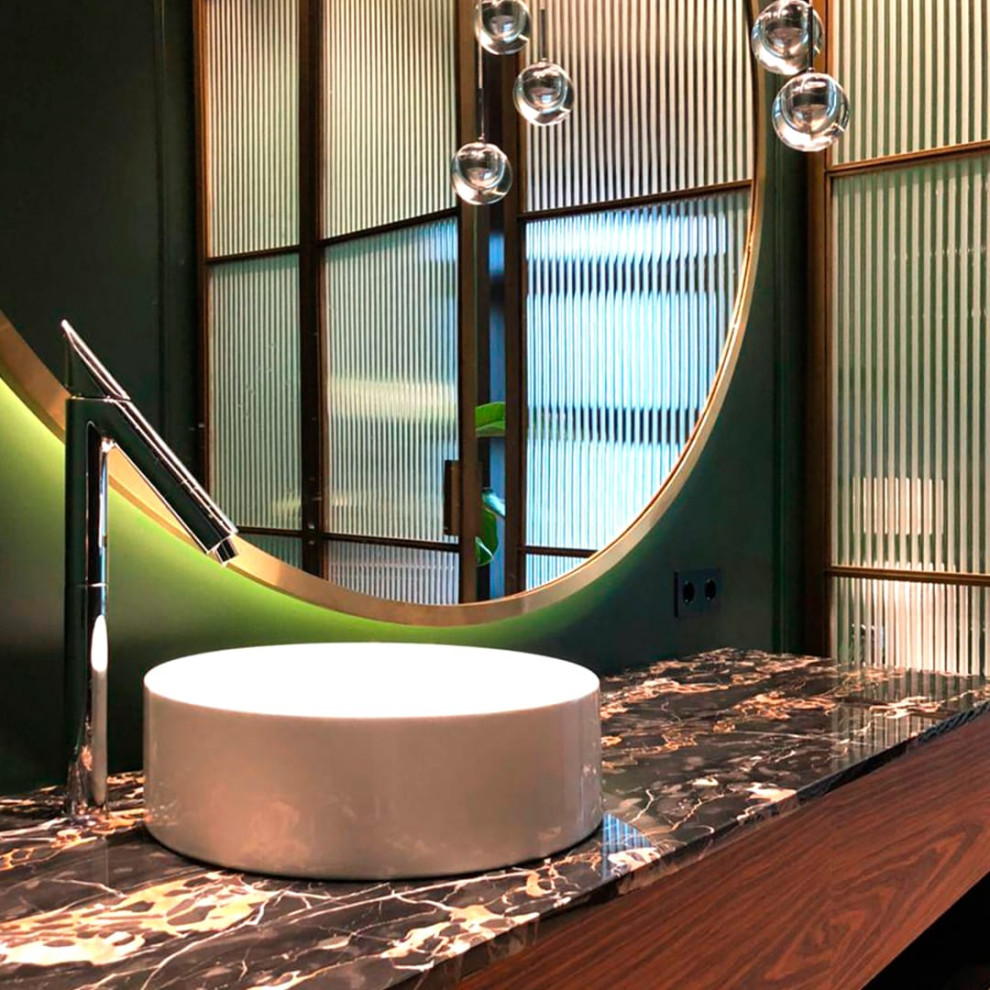 Обложка проекта: Столешница в ванную комнату из мрамора