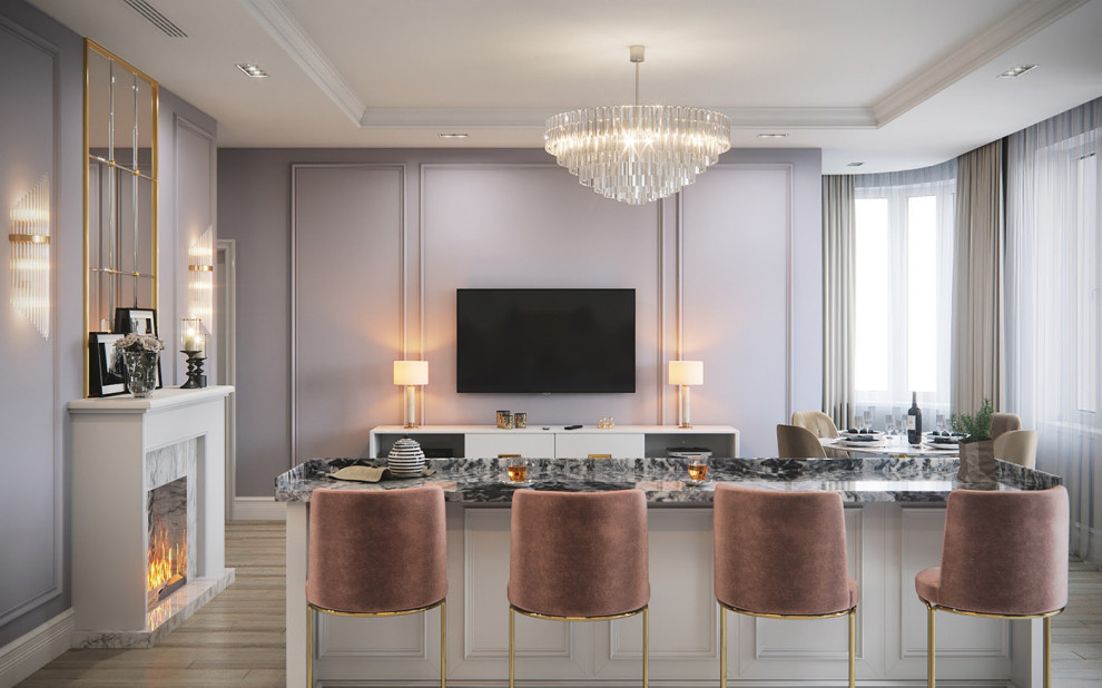 Современная классика в синих тонах