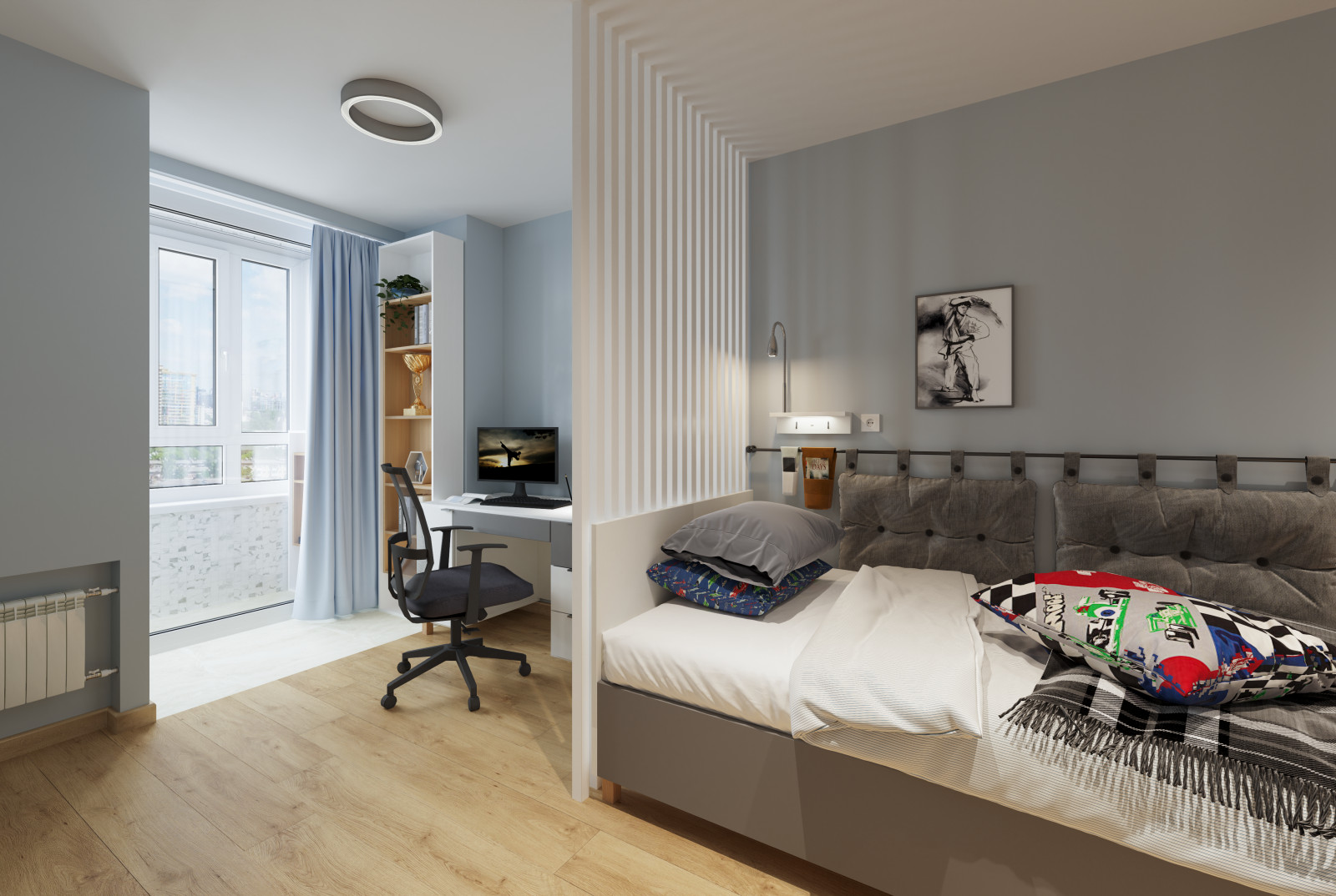 Обложка проекта: Переустройство детской комнаты для двух мальчиков