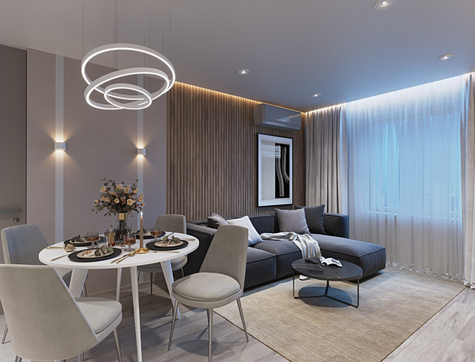 № 54 ДИЗАЙН КВАРТИРЫ 59.3 КВ.М