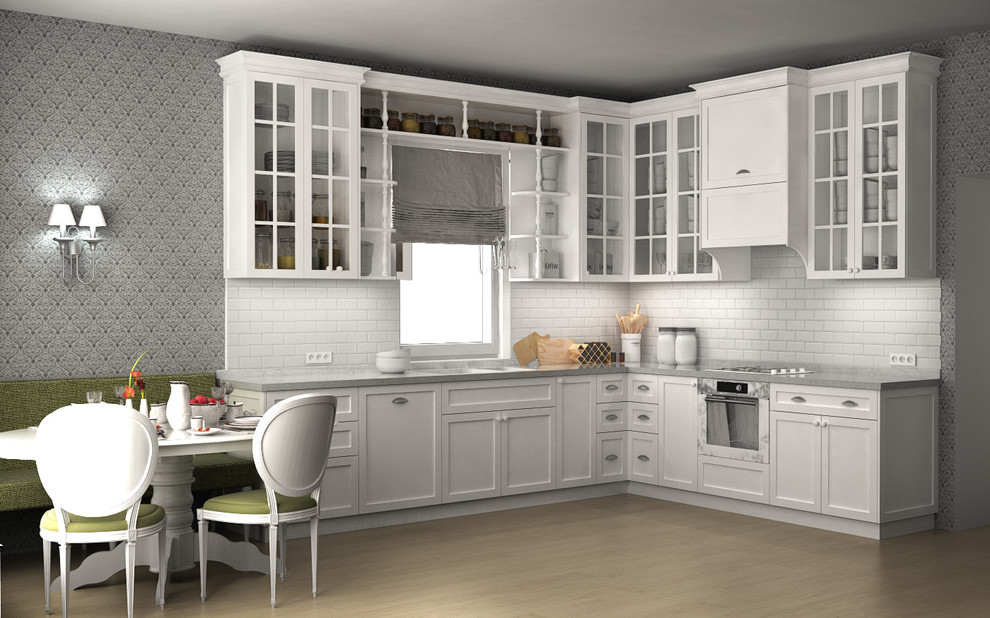 Визуализация: кухня для загородного дома