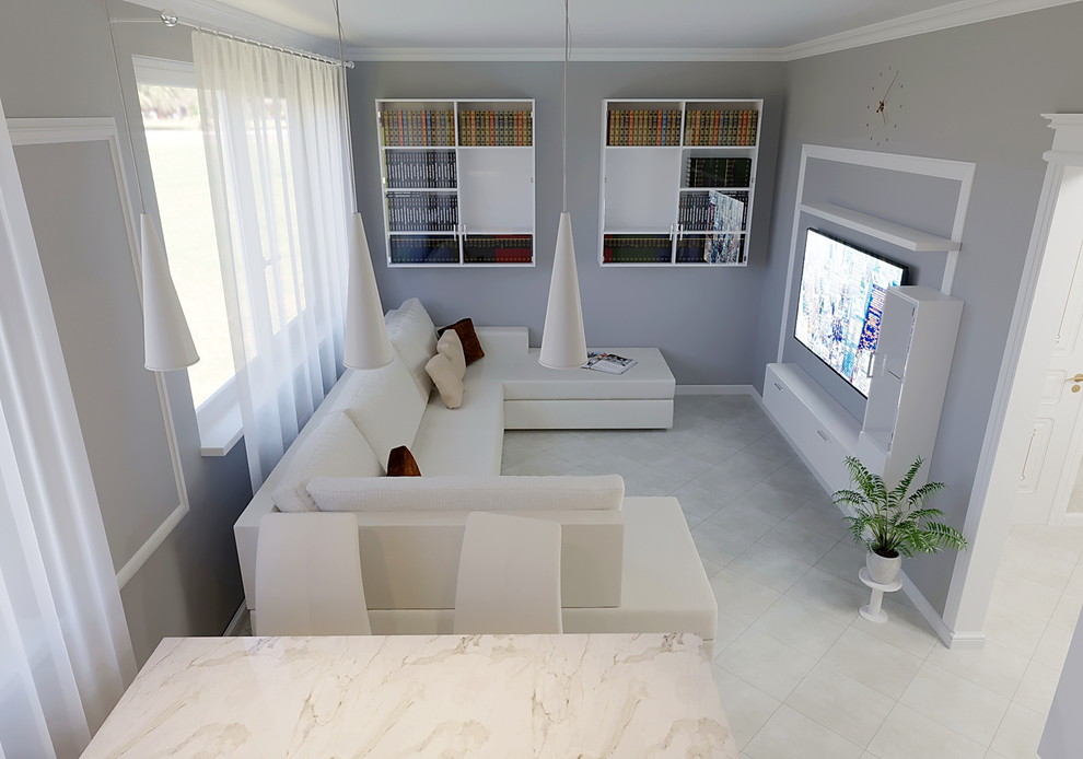 "Дизайн-проект однокомнатной квартиры со студией"