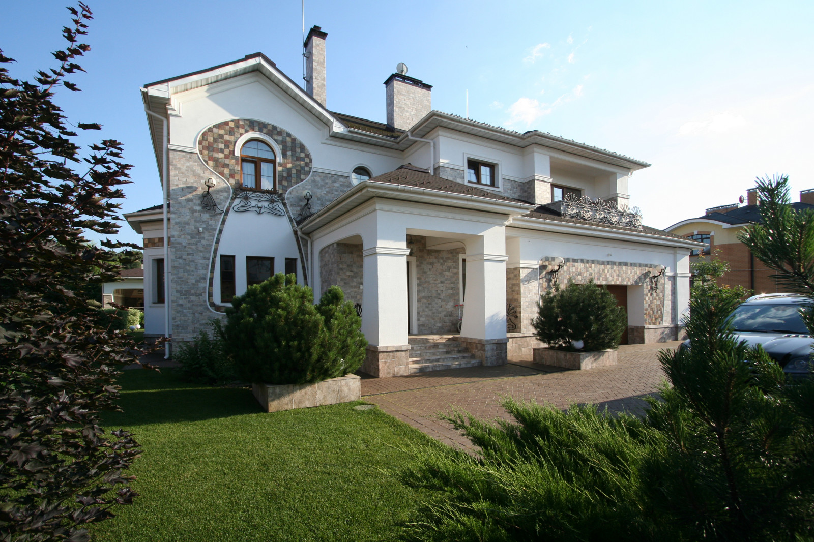 Загородный дом. Редизайн фасада