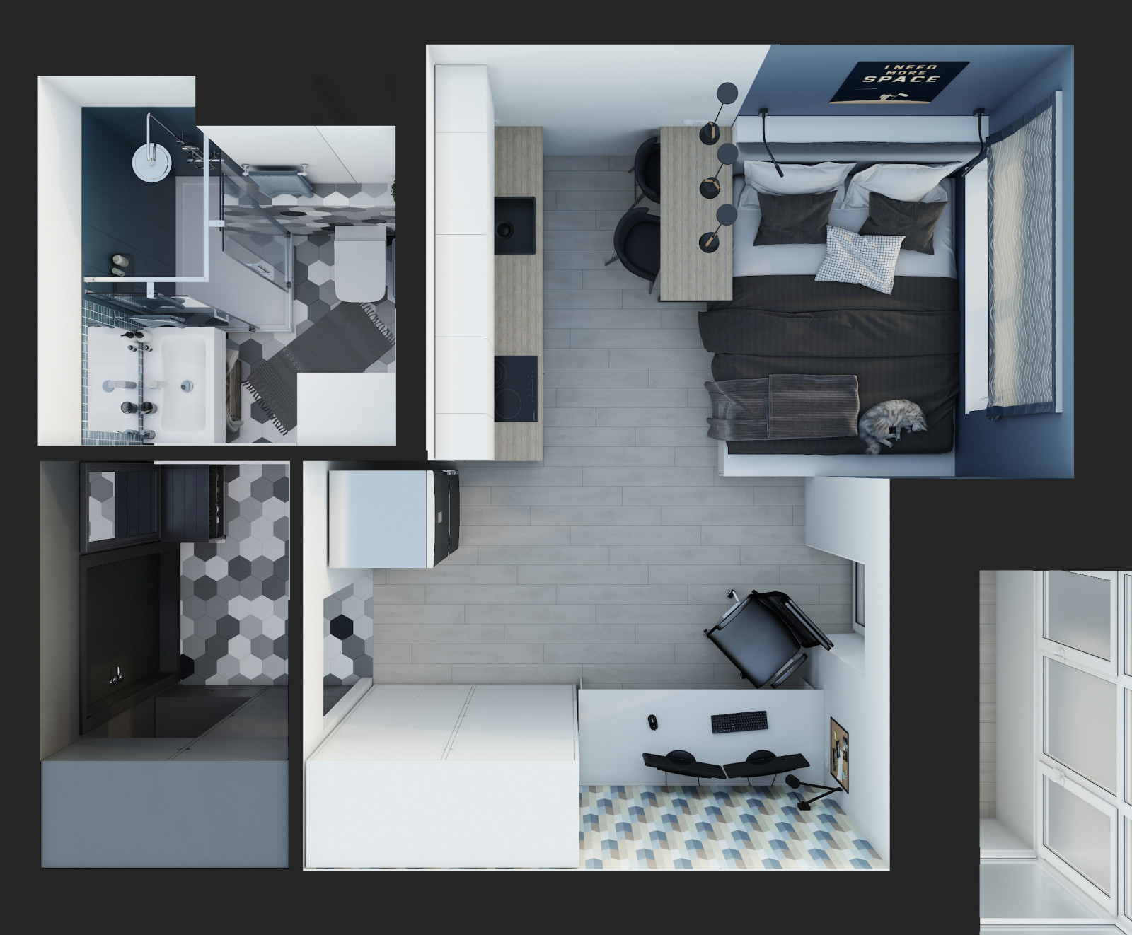 Студия СПб ЖК Чистое небо