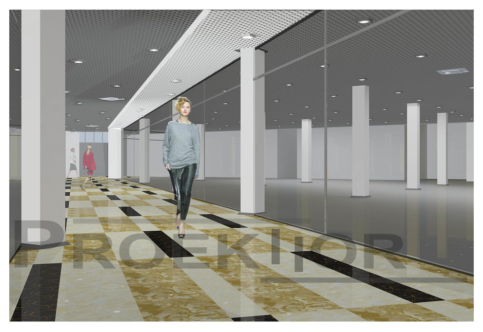 интерьер торгового центра