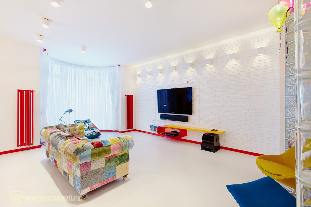 Дизайн и ремонт квартиры на ул.Талалихина — Разноцветное решение