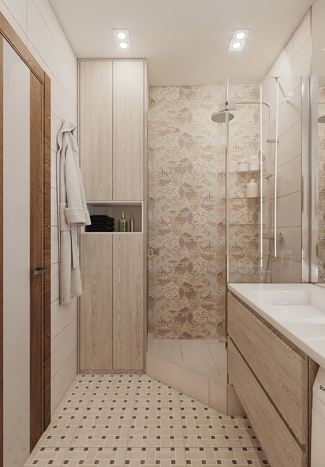 Современный интерьер санузла