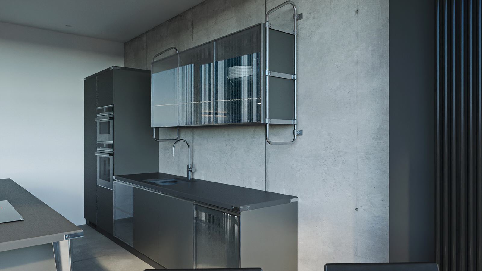 Олива в бетоне