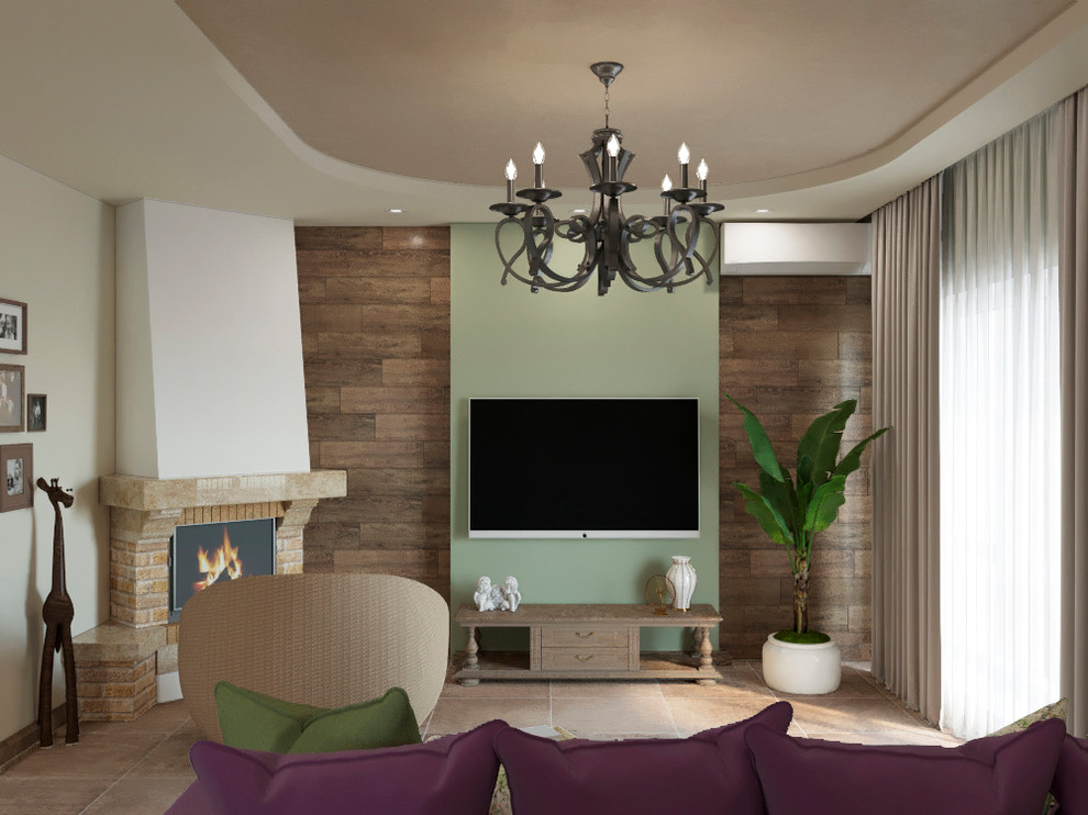 Коттедж в стиле кантри в городской черте