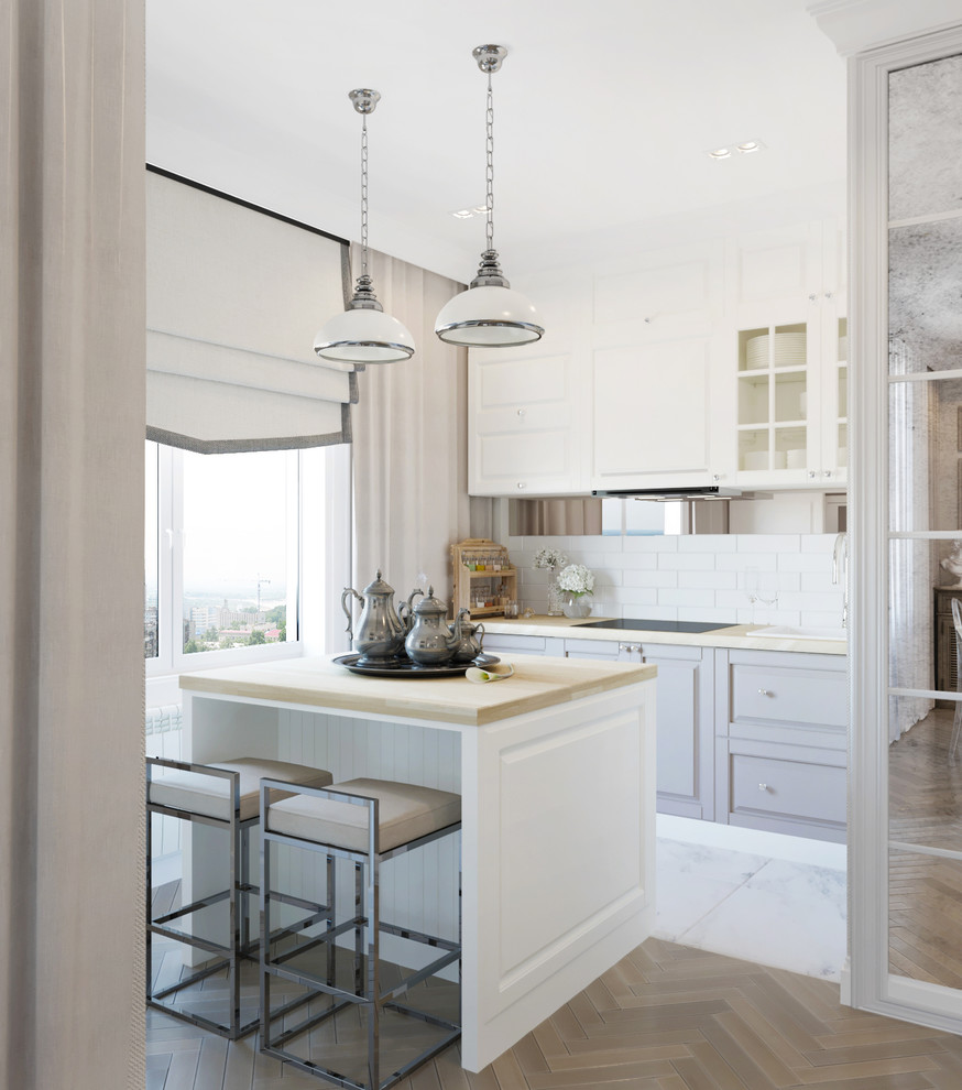 White kitchen