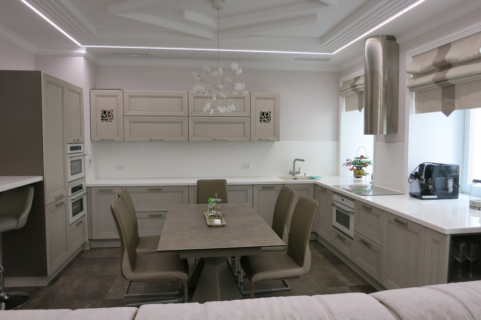 Обложка проекта: Гостиная с биокамином