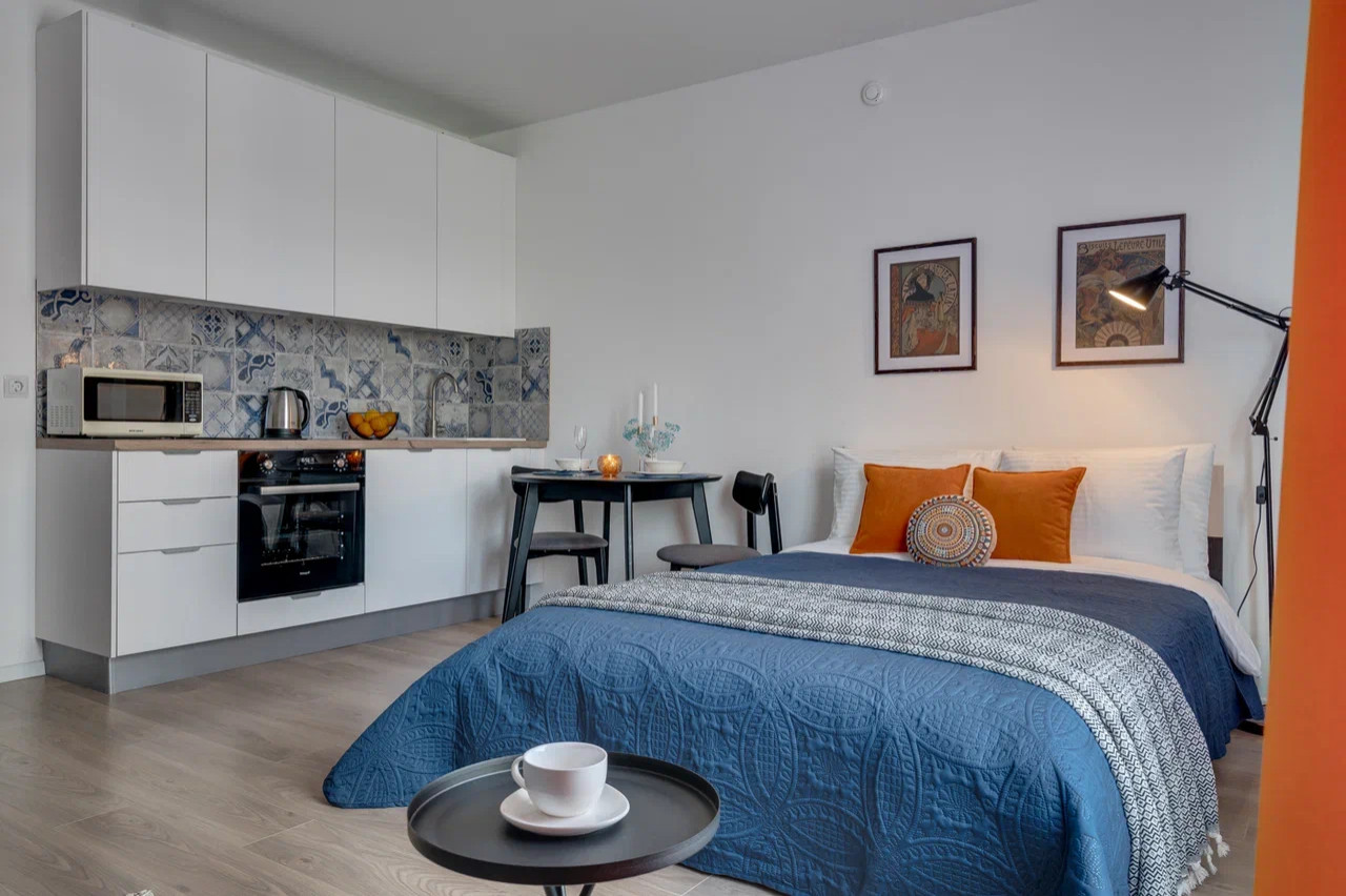 Хоумстейджинг квартиры для краткосрочной аренды в ЖК Дмитровский парк