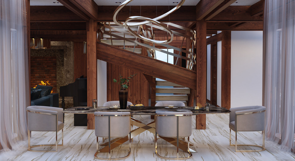 House in Komarovo | Dining room | Hall