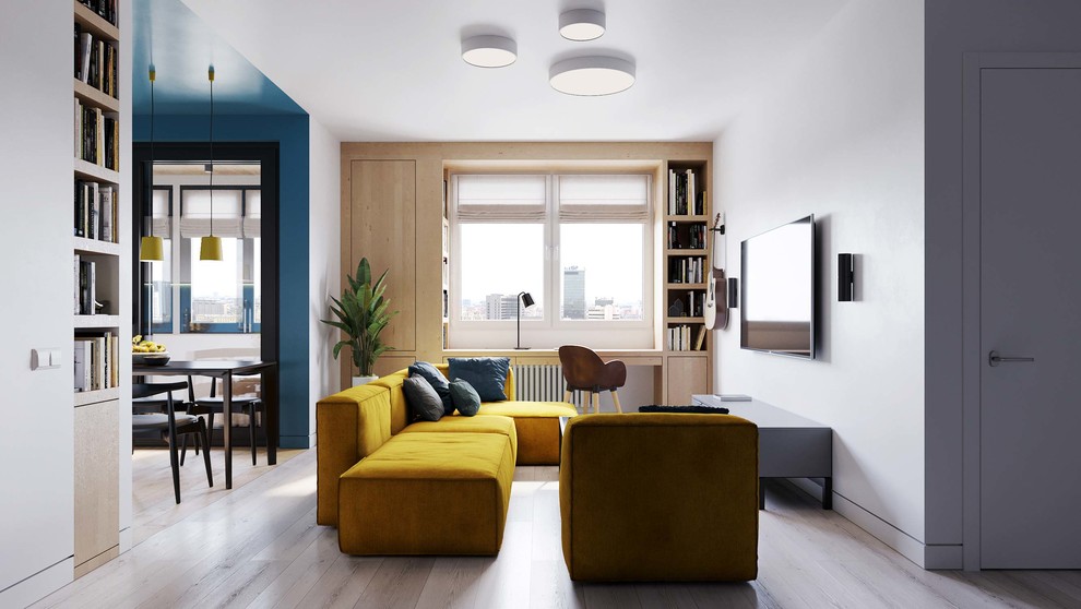 Проект трехкомнатной квартиры "КУБ"