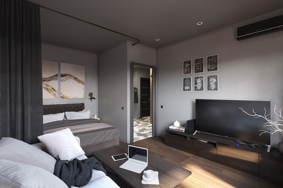 Однокомнатная квартира в стиле лофт в Ярославле.