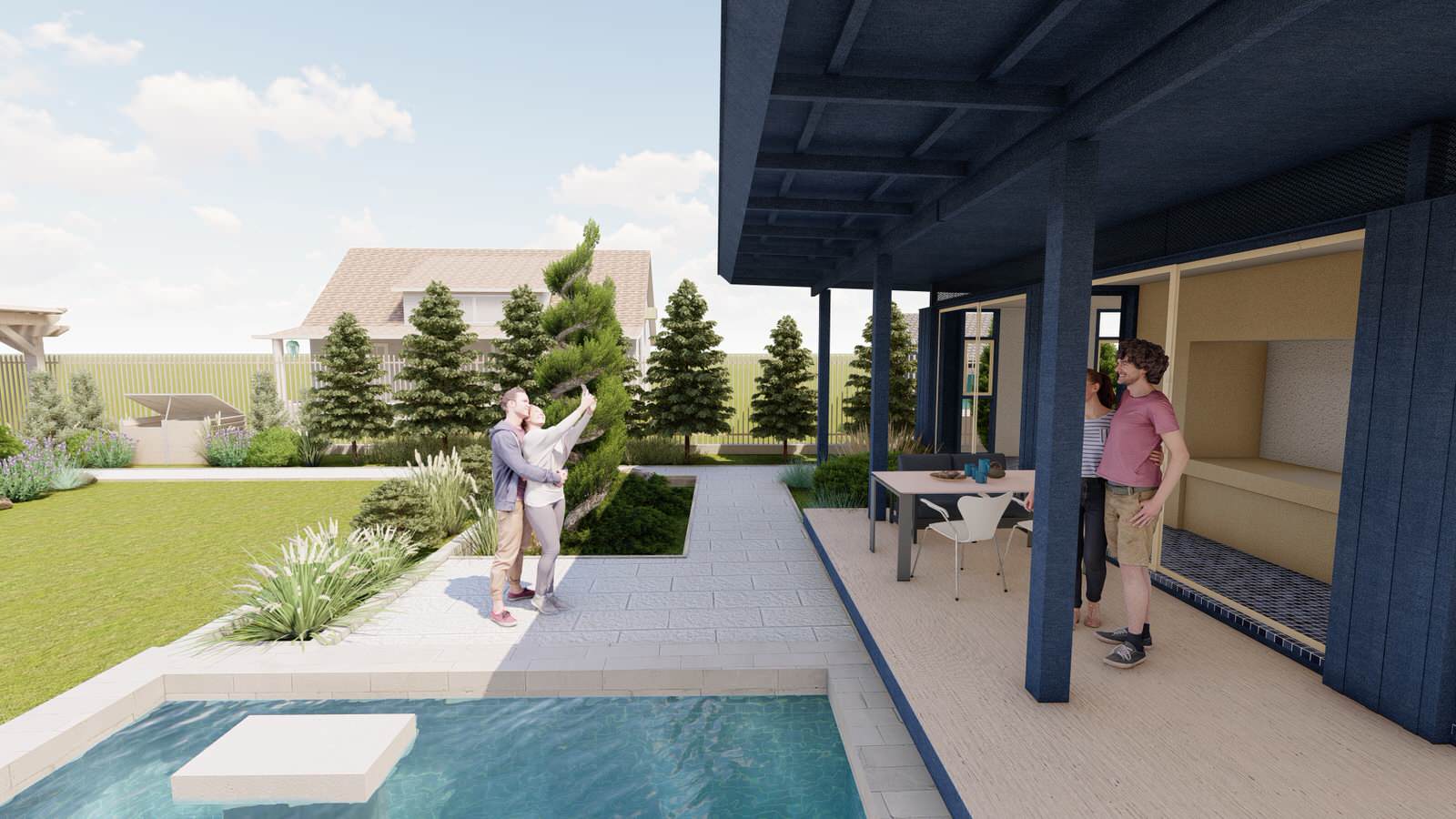 Участок Новая Рига 2 вариант.Хвойные