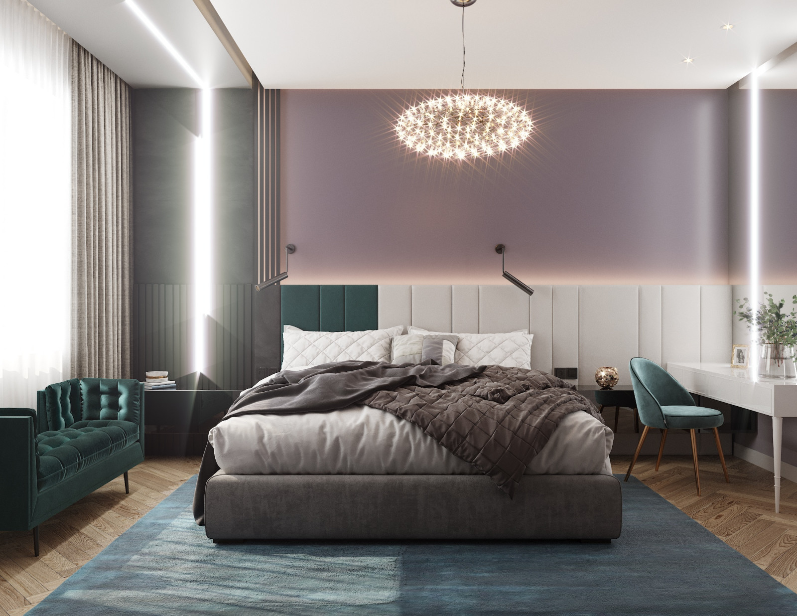 Интерьеры загородного дома в ЖК Олимпийский