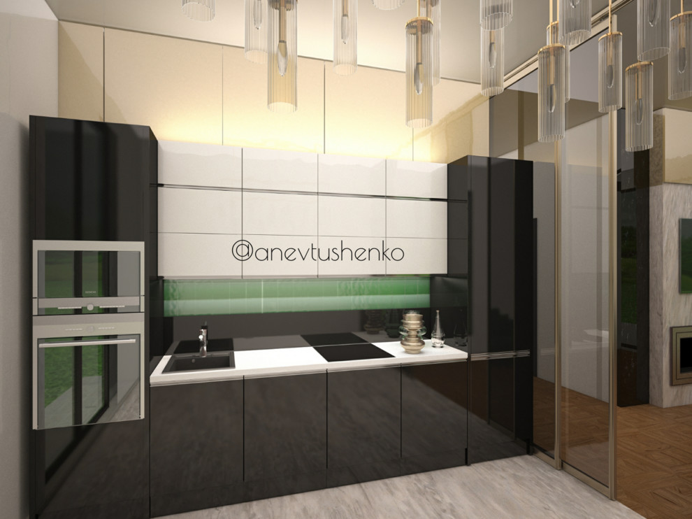 Дом 2 этажный для теплого региона в современном стиле.