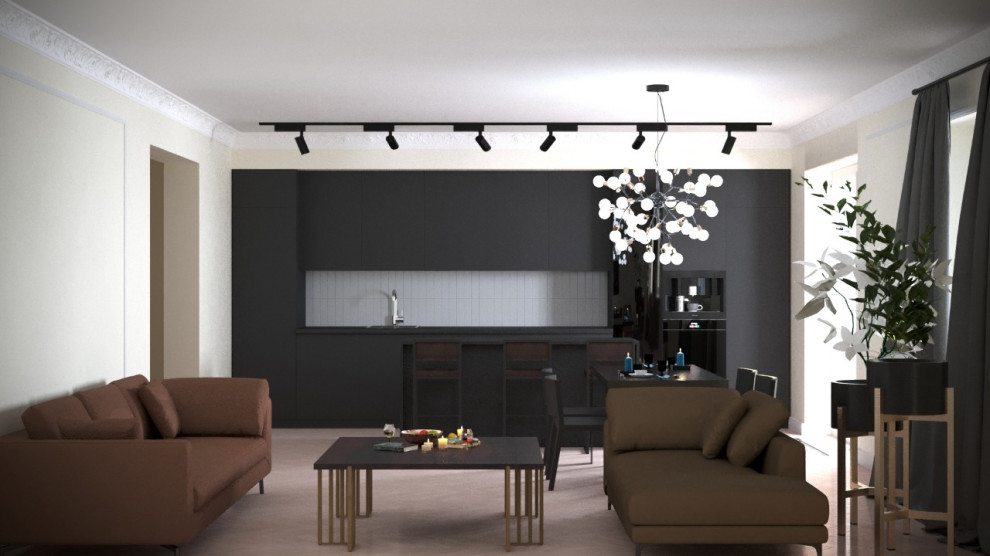 Обложка проекта: Небольшой дом 120 кв.м. для бизнес-леди