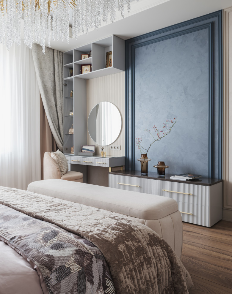 Реализация современной четырехкомнатной квартиры площадью 170 м²