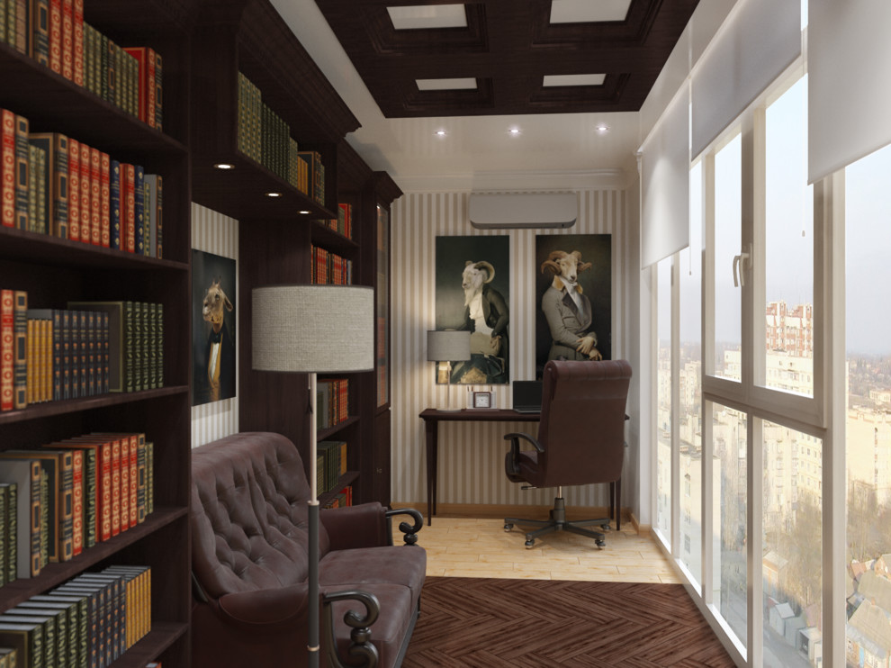 Обложка проекта: Кабинет и детская комната