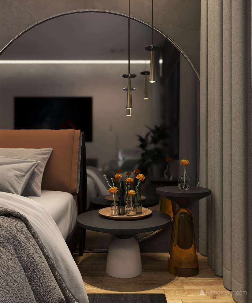 Обложка проекта: Спальня из проекта "Gray"