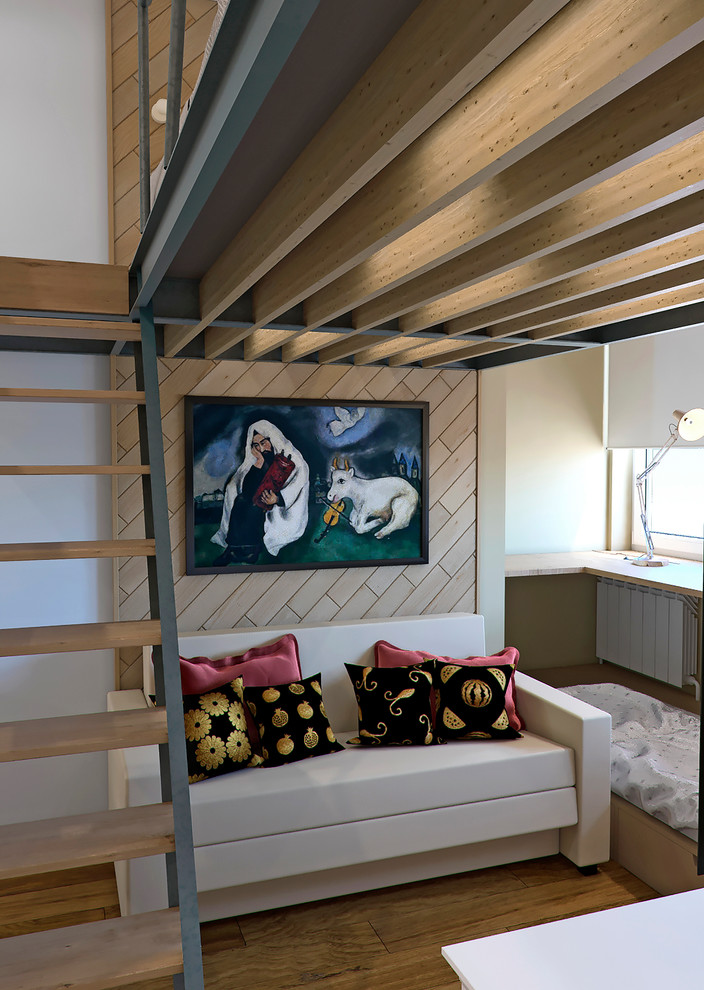 Пространство спальни - Лаунж зона - Рабочее пространство