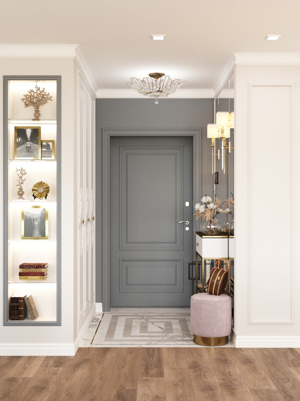 Дизайн интерьера квартиры  в ЖК "Легенда на  Дальневосточном"