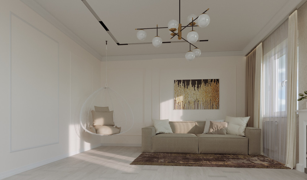 Воздушная гостиная, 20 м2