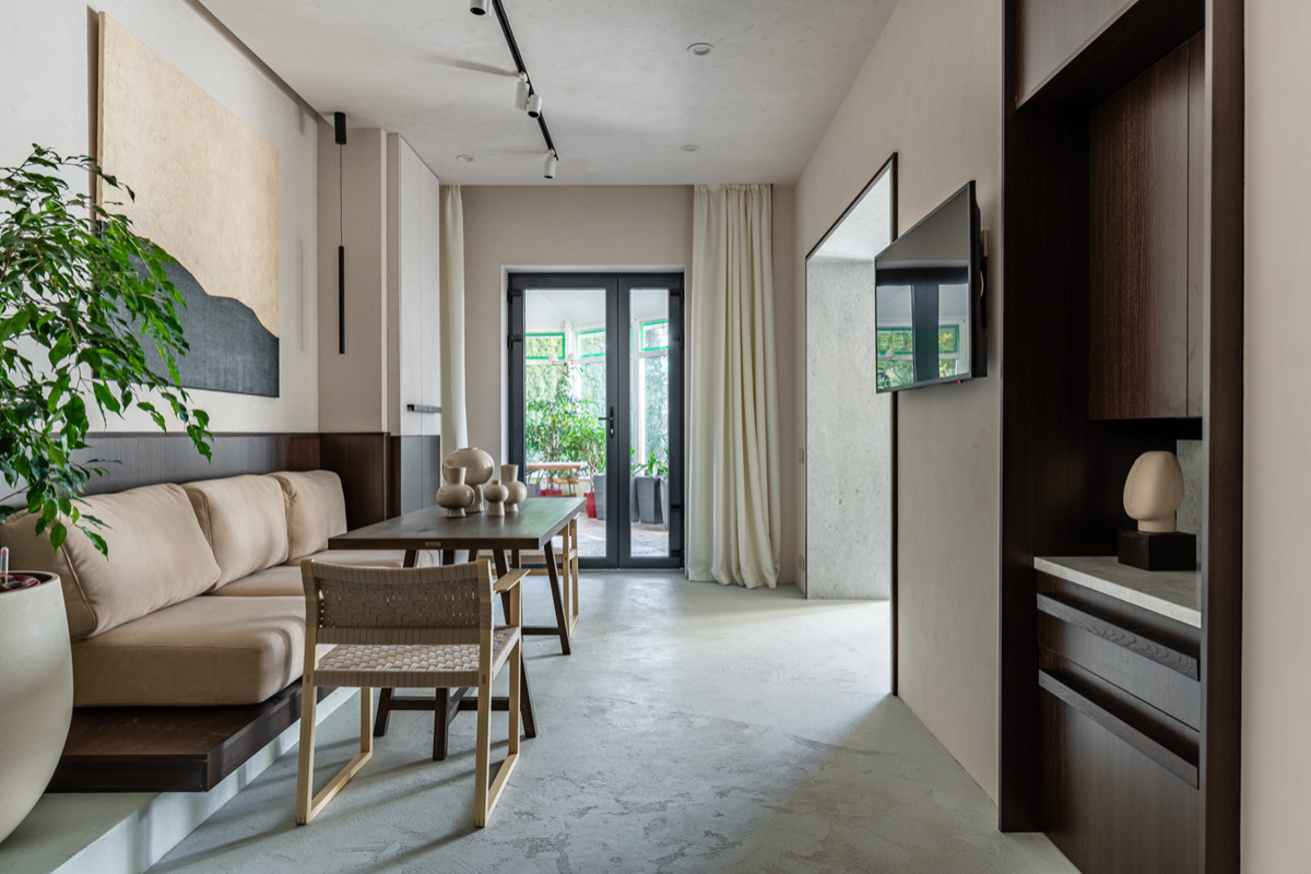 Обложка проекта: Софт-минимализм на мраморной кухне