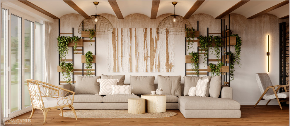 Застекленная терраса с кухней