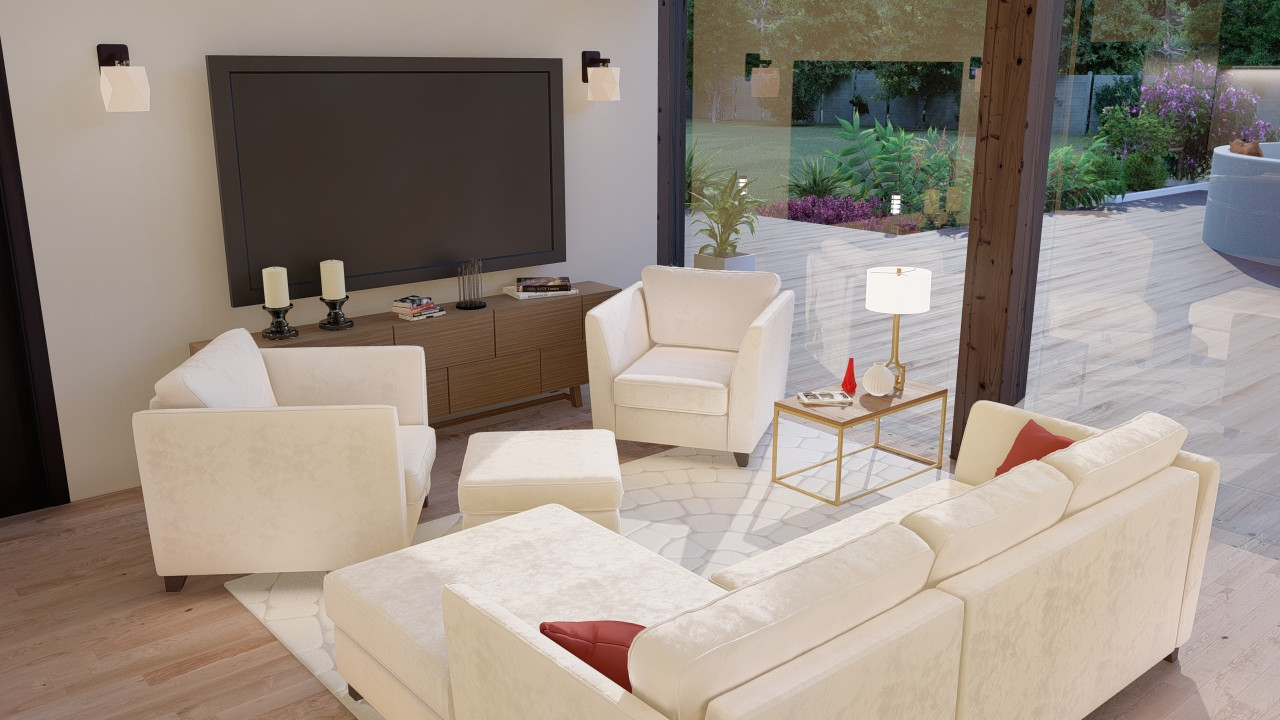 СПА комплекс с бассейном, сауной, барбекю и хоз.блоком