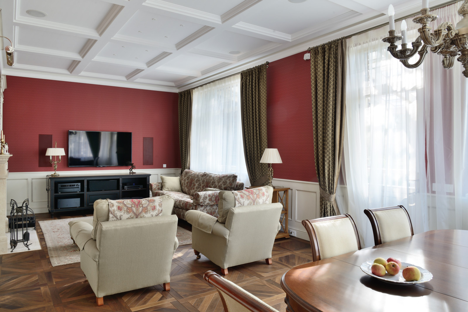 интерьеры дома в поселке Новогорск