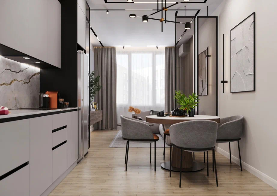 Ремонт квартиры (трехкомнатной) для семьи из трех человек