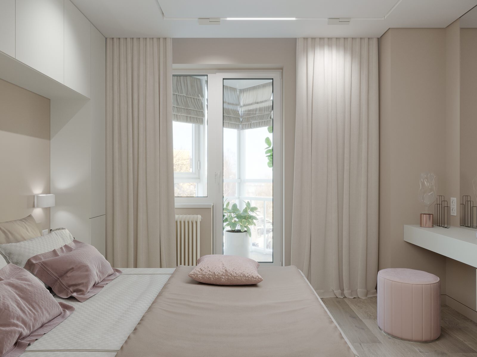 Проект оформления интерьера квартиры 90 кв.м