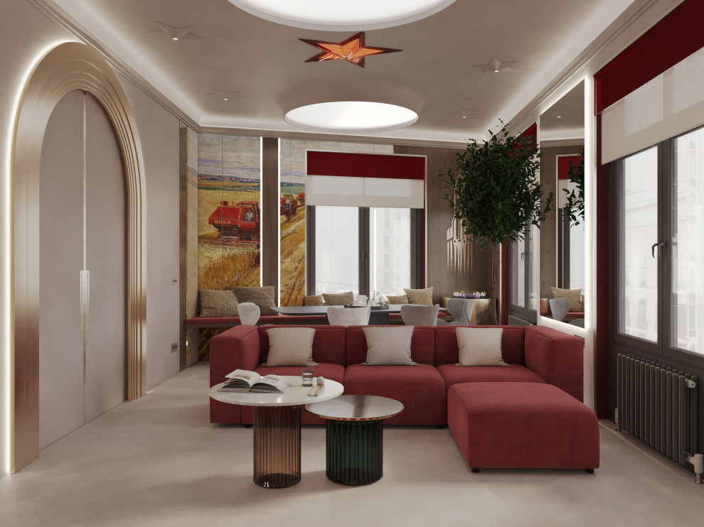 HÉ 210 // ЖК Серебряный фонтан, Москва, 91 м²