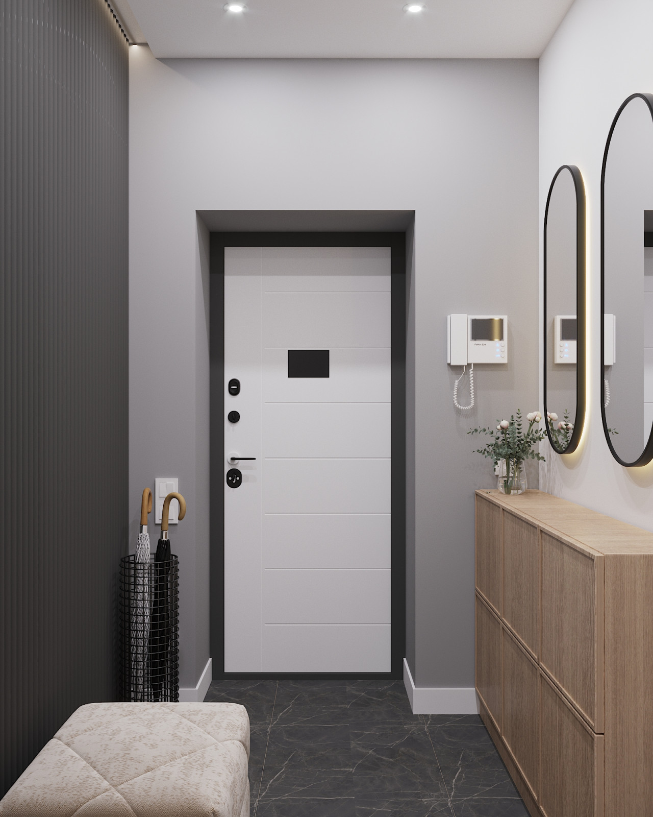 Дизайн-проект квартиры, площадью 126,2 м2