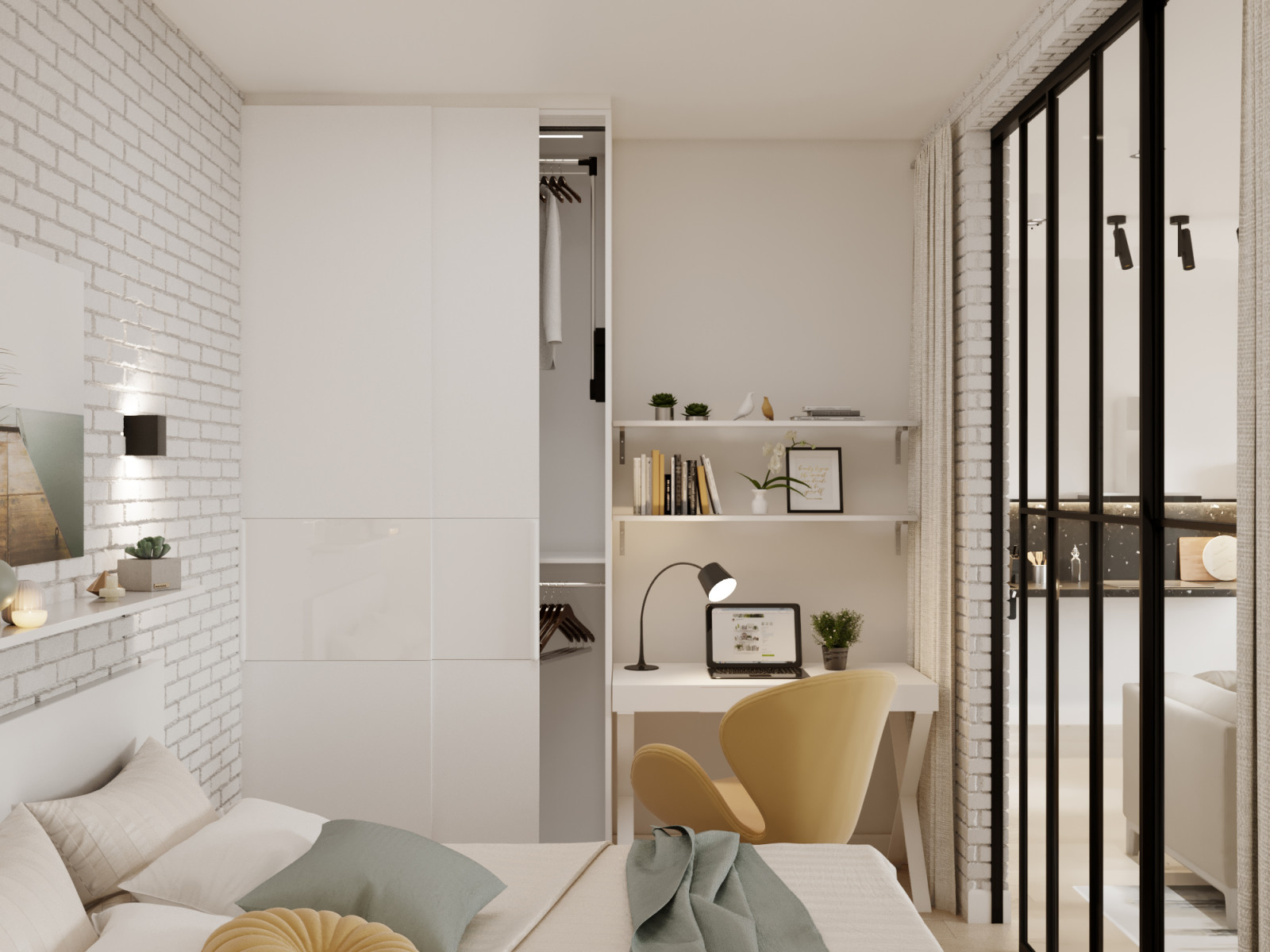 ДИЗАЙН-ПРОЕКТ ИНТЕРЬЕРА КВАРТИРЫ, ЖК ТУШИНО, МОСКВА, 76 М²