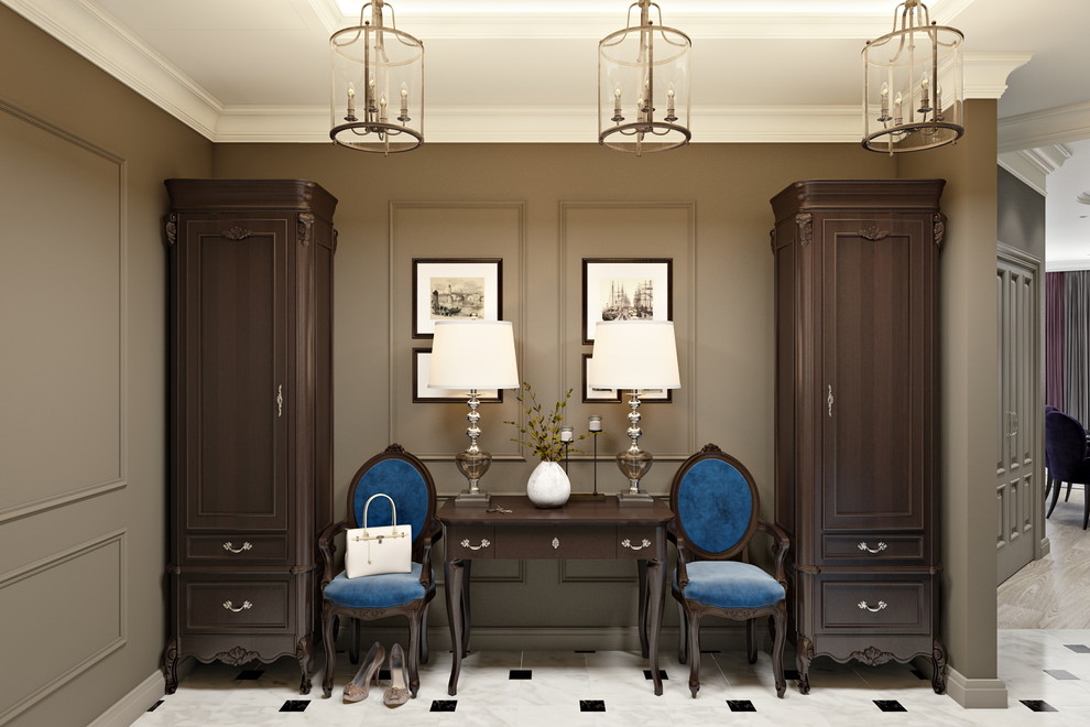 The apartment in a residential complex English Square in Moscow