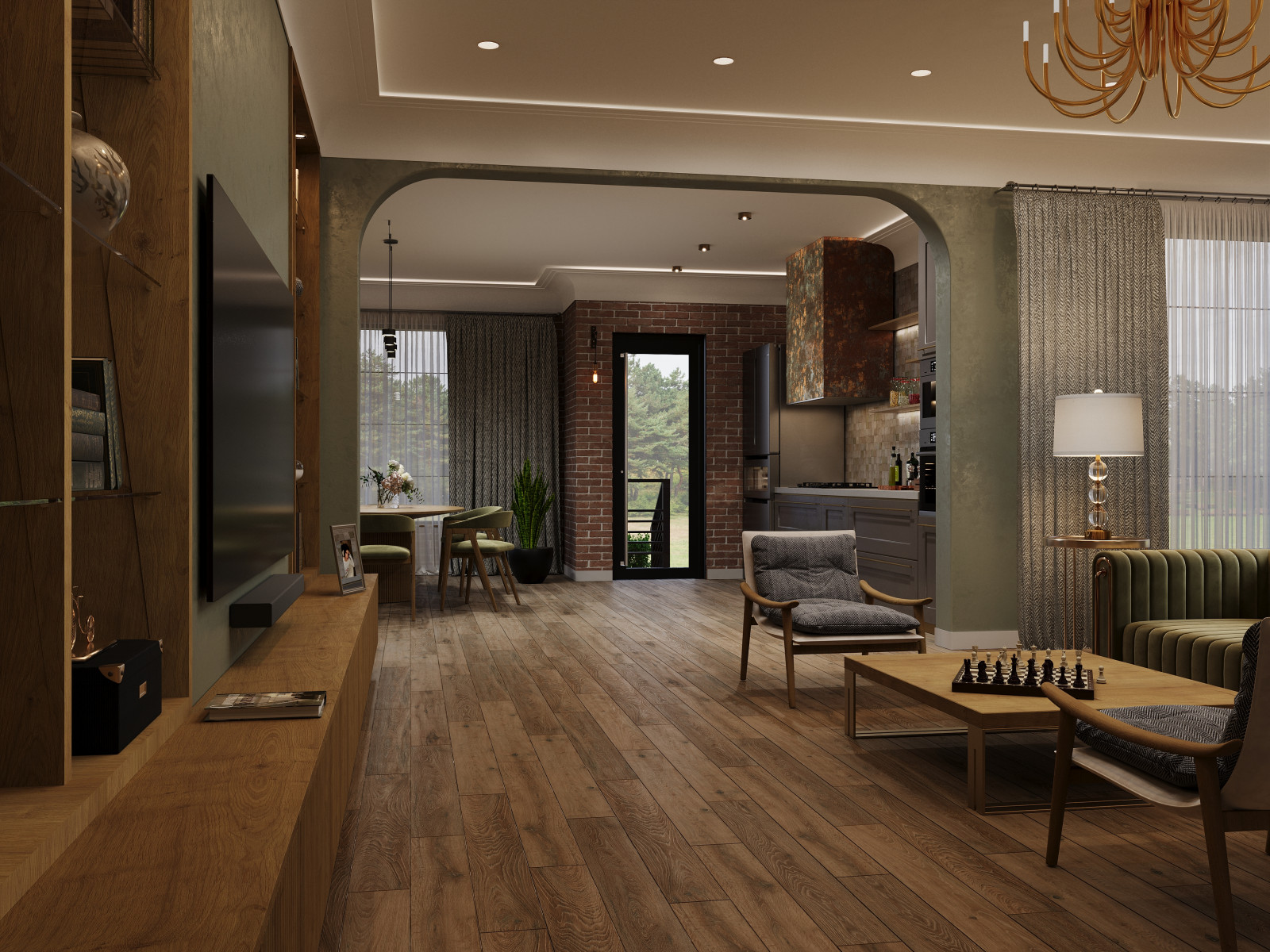 Stunning 3D Visualization of Modern Country House Renovation