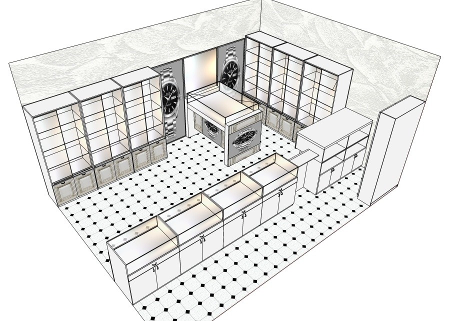 Обложка проекта: Магазин часов "Секунда" - Watch retail store "The Second"