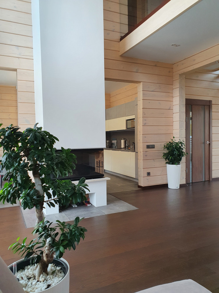 Дом из клееного бруса в пригороде Барнаула