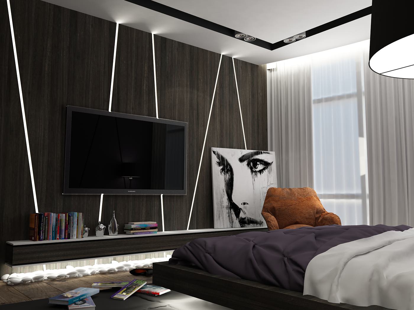 Обложка проекта: Спальня в новом ЖК, 2019