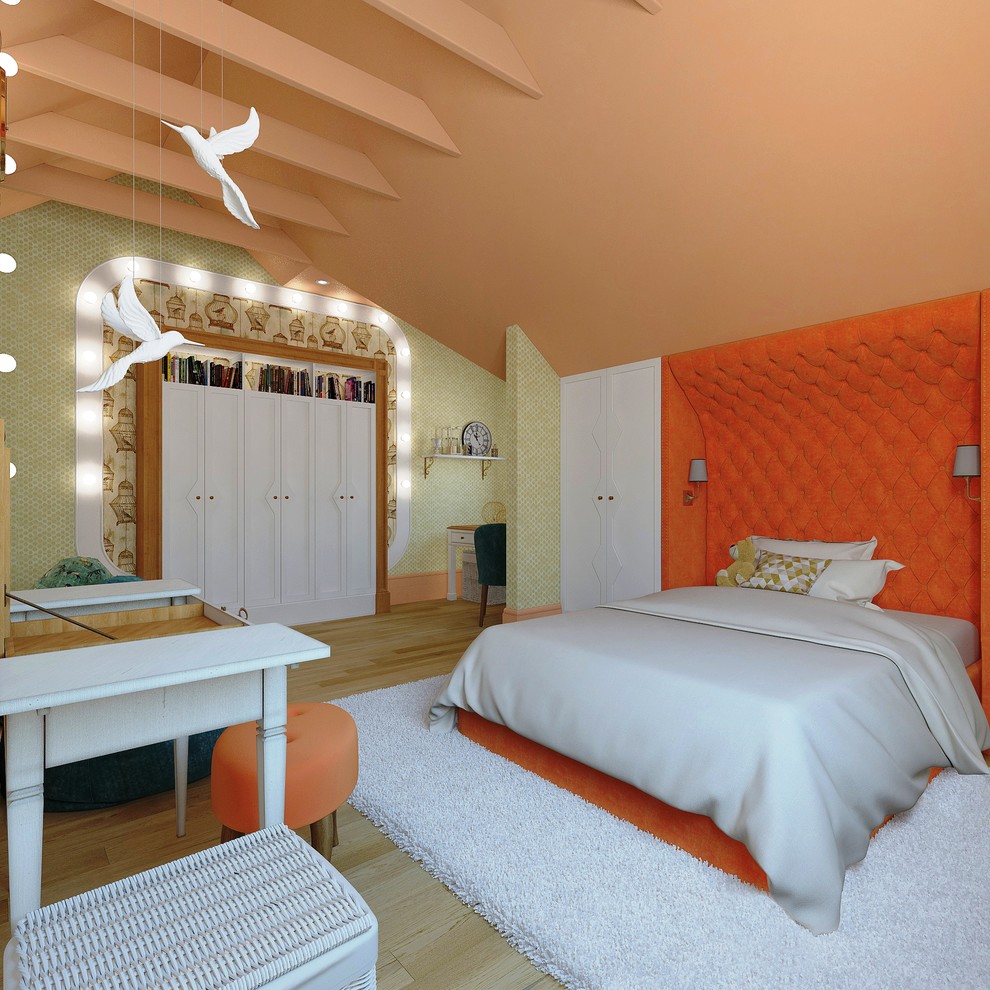 Персиковая комната для девочки