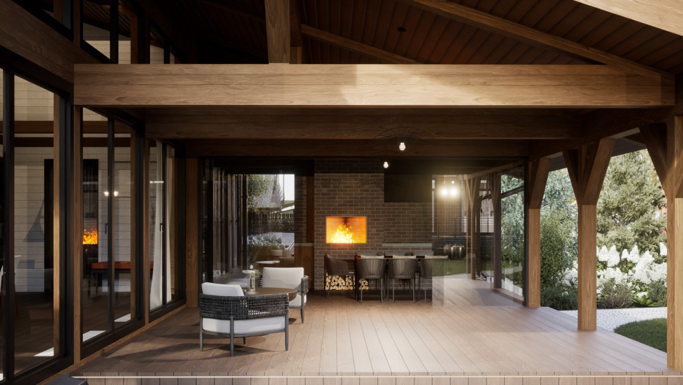 Современное шале Dark Chalet 730