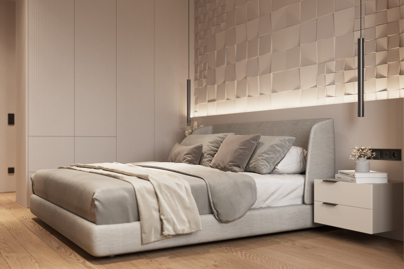 Проект интерьера квартиры "CREAM"