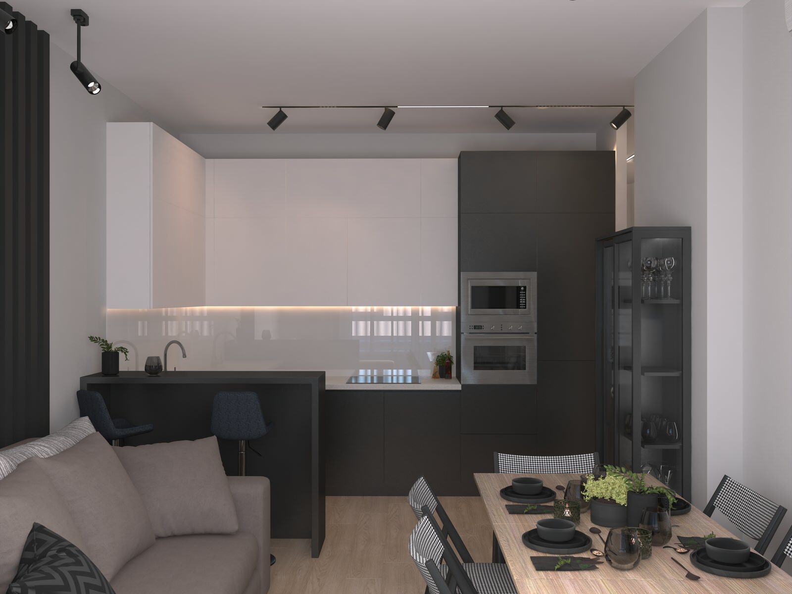 Квартира для семьи с тремя детьми "Стоун терапия"