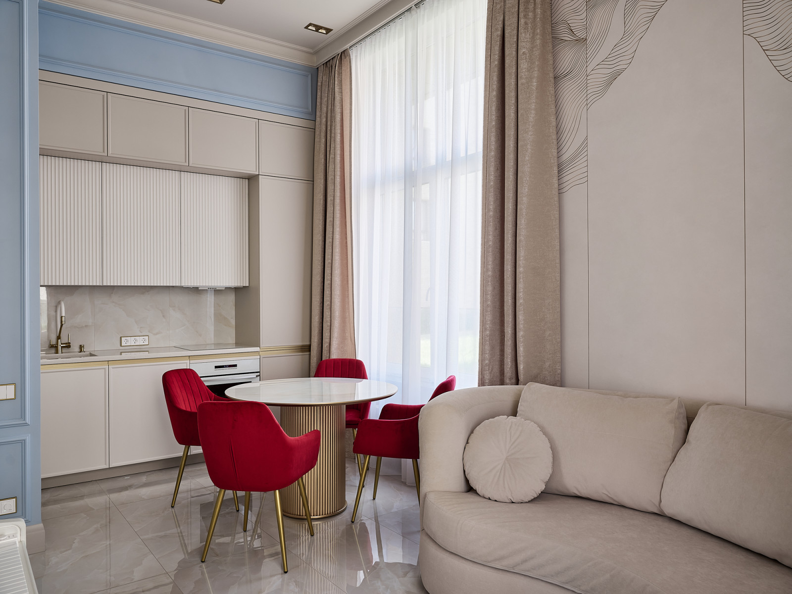 La musique... Интерьер квартиры в стиле ар-деко