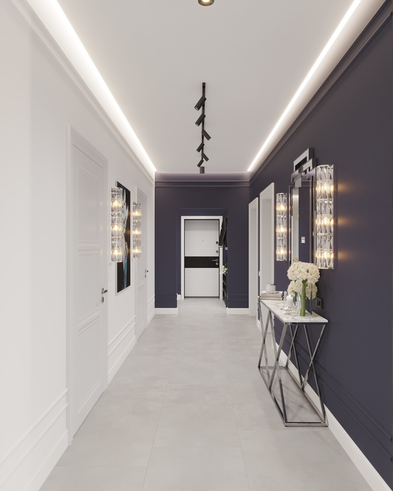 Одноэтажный дом в неоклассике